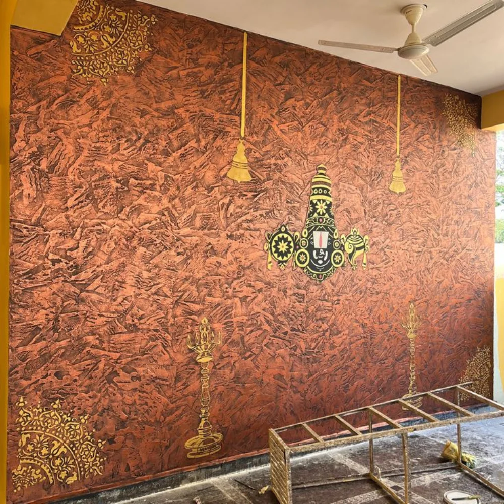 Luxury textured wall finish